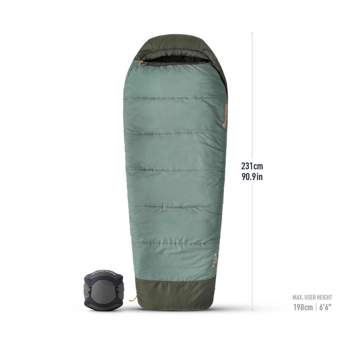 Sea to Summit Sleeping Bag Long / -1C|30F Boab Synthetic Sleeping Bag ASL043121-212004