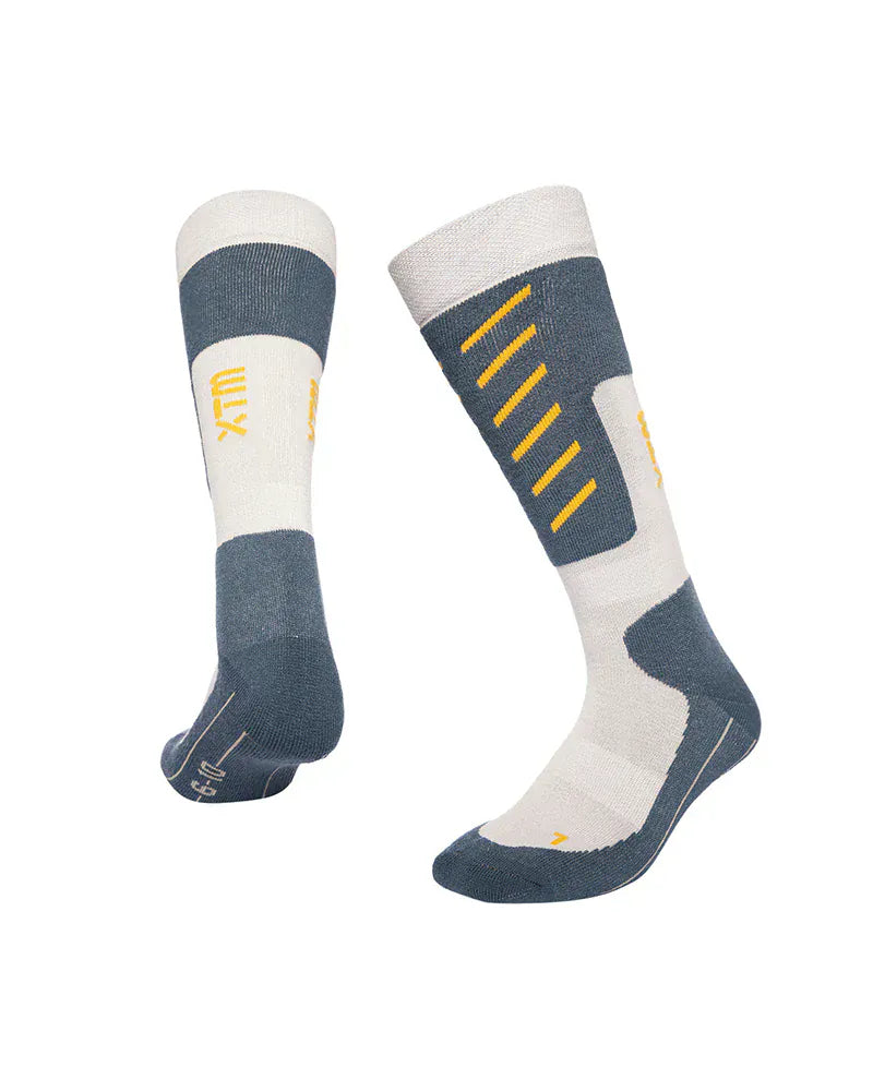 XTM Performance Ski and Snowboard Socks Ocean / A2-8 Half Pipe Multi-Thickness Technical Snowboard Socks SU011-OCN-0208