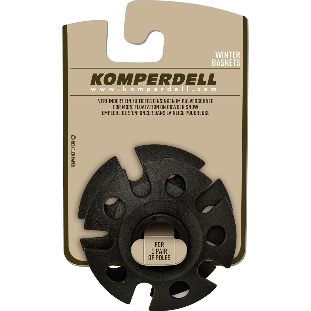Komperdell Pole Basket Ice Flex Winter Basket 102076