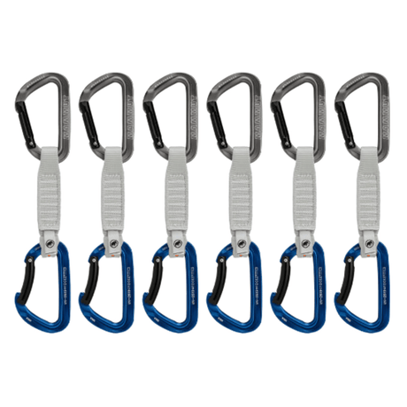 Mammut Carabiner Grey-Blue / 12 cm Workhorse Keylock Quickdraws 2040-02571-33275-74