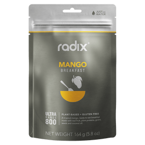 Radix Dehydrated Meals Single Serve (800 kcal) / Mango Ultra Breakfast Meals v9.0 9421036750607