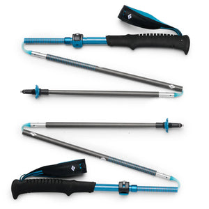 Black Diamond Trekking Poles 110cm Distance Carbon FLZ Poles (Current Season) BD11255540071101