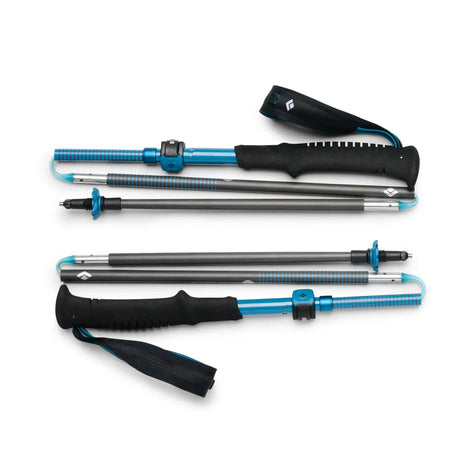 Black Diamond Trekking Poles 125cm Distance Carbon FLZ Poles (Current Season) BD11255540071251