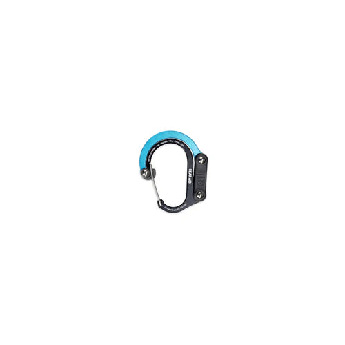 Gear Aid Gear Clip Mini / Black/Blue Heroclip Hybrid Carabiner Gear Clip 10213212183MINI