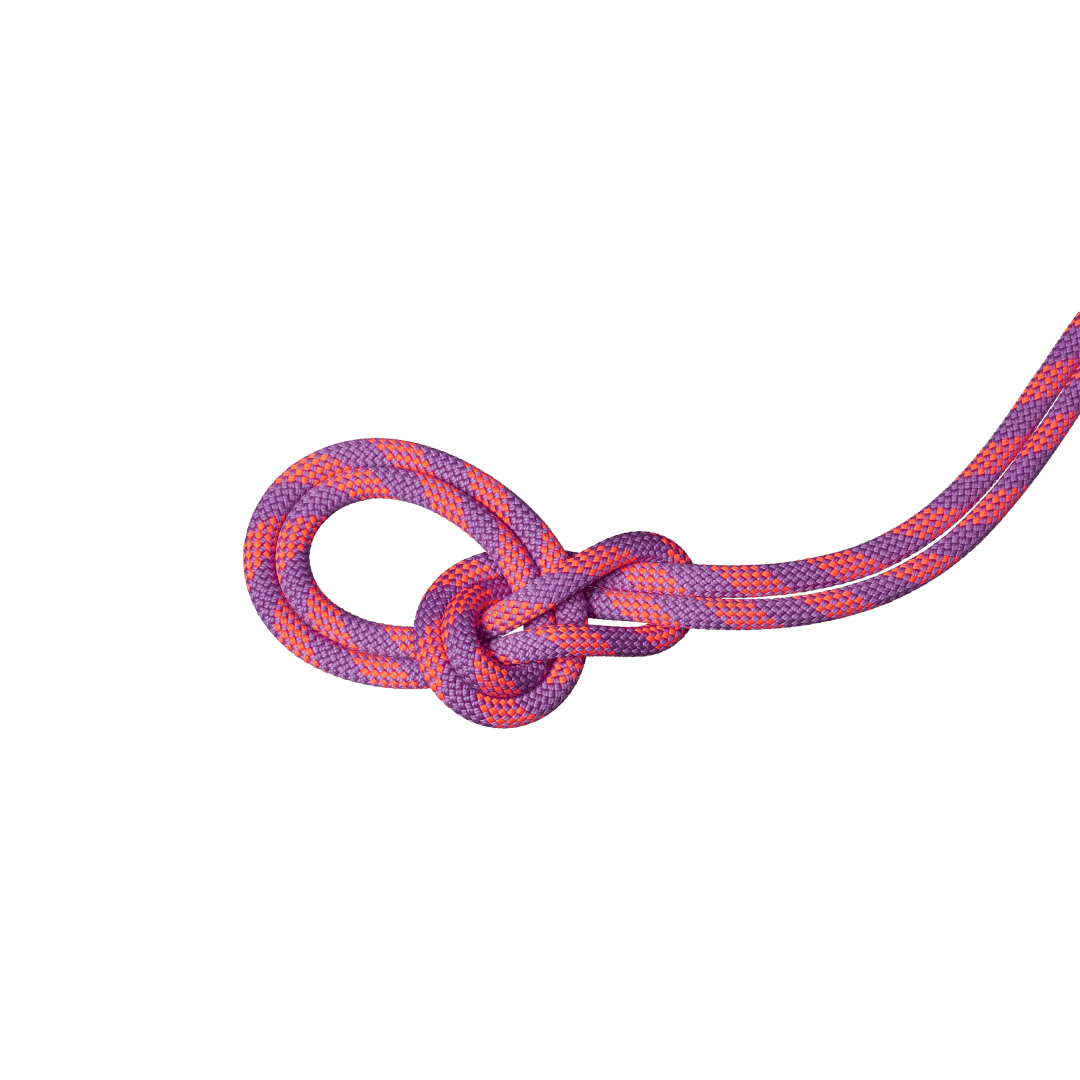 Mammut Climbing Rope 60 m / Lavandin-Vibrant Orange 9.5 Crag Dry Rope Duodess 2010-06290