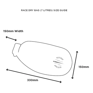 Restrap Handle Bar Bags 7 L Race Dry Bag RS RACE-RDB-07L-BLK