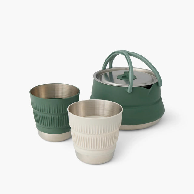 Sea to Summit Cook Set Detour Stainless Steel Kettle Cook Set - [3 Piece] ACK026031-122102