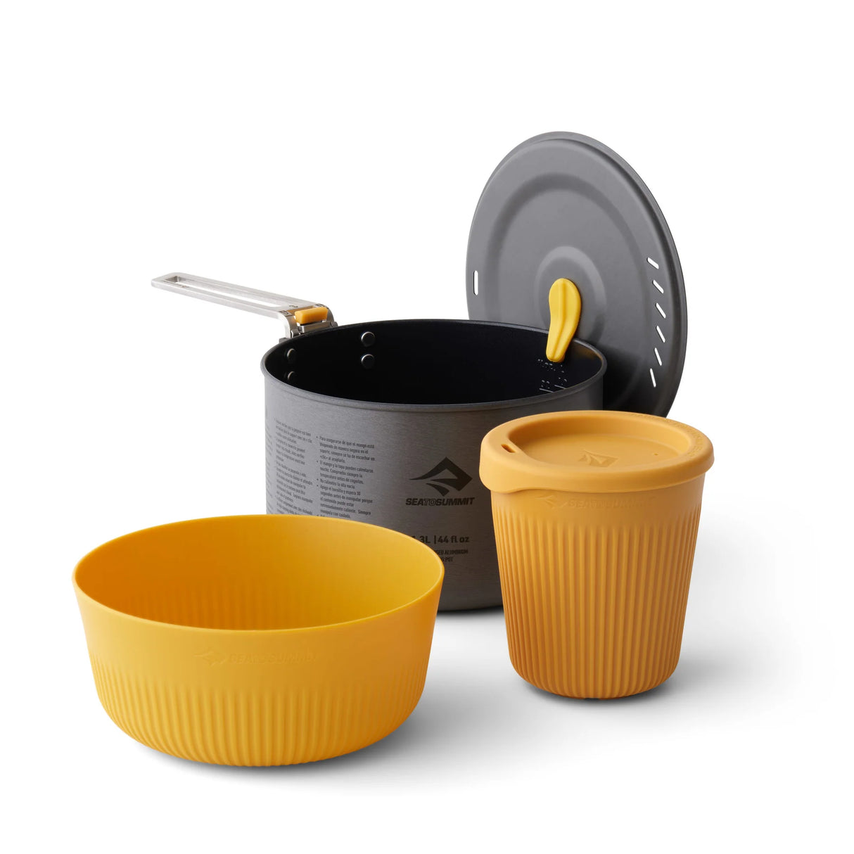 Sea to Summit Cook Set Frontier UL One Pot Cook Set - [3 Piece] 1.3L Pot ACK027031-122114