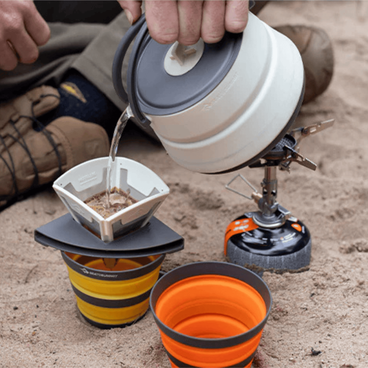 Sea to Summit Kettle Frontier UL Collapsible Kettle Cook Set (3 Piece) ACK025031-122101