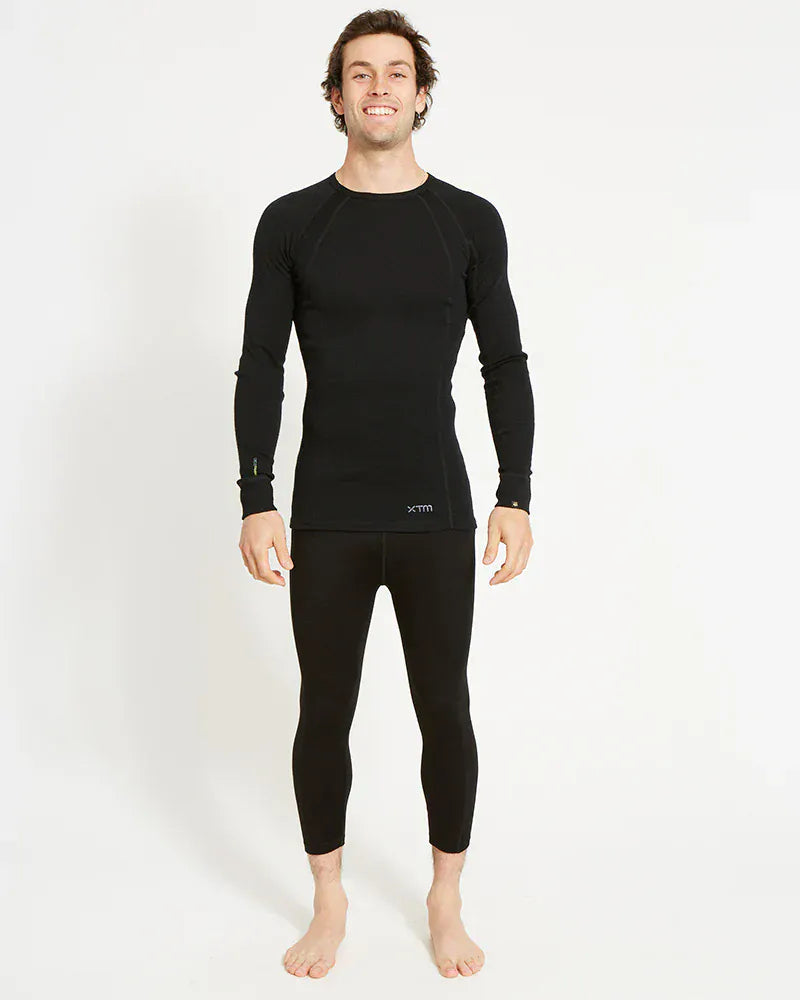 XTM Performance Men's Thermal Pants Men's Merino 230 Wool 3/4 Length Thermal Pants