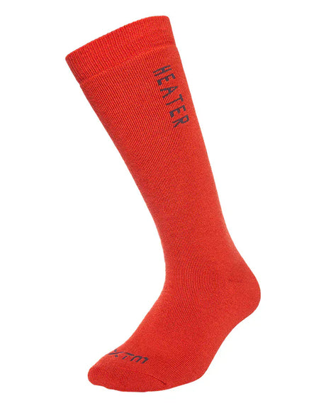 XTM Performance Unisex Hiking Socks Lava / A2-8 Heater Thick Australian Merino Wool Blend Winter Socks SU002-LVA-0208